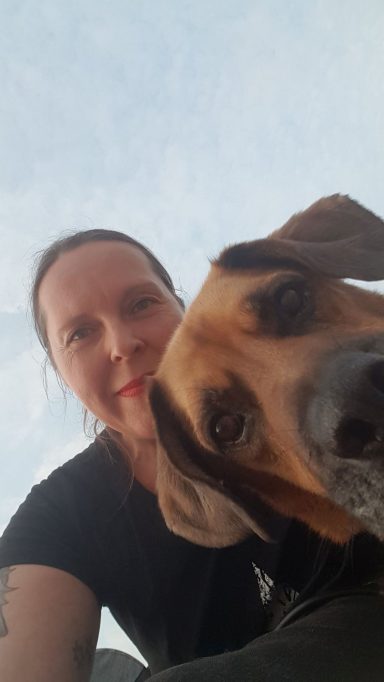 Selfie von Pistón und mir