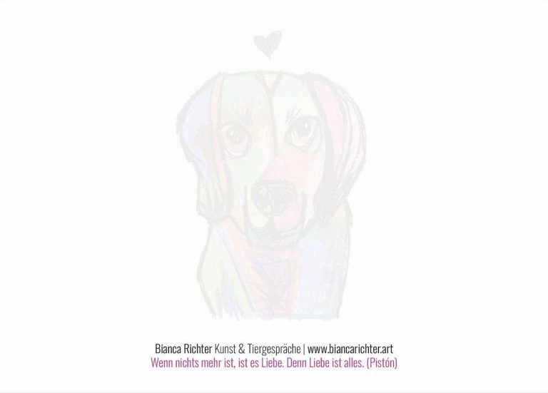 Postkarte LIEBE Rückseite