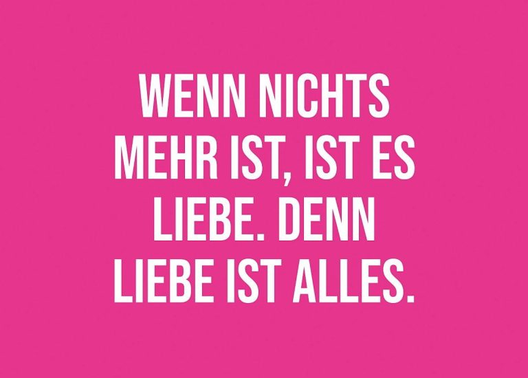 Postkarte LIEBE Vorderseite